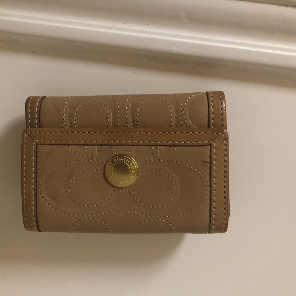 Coach card purse